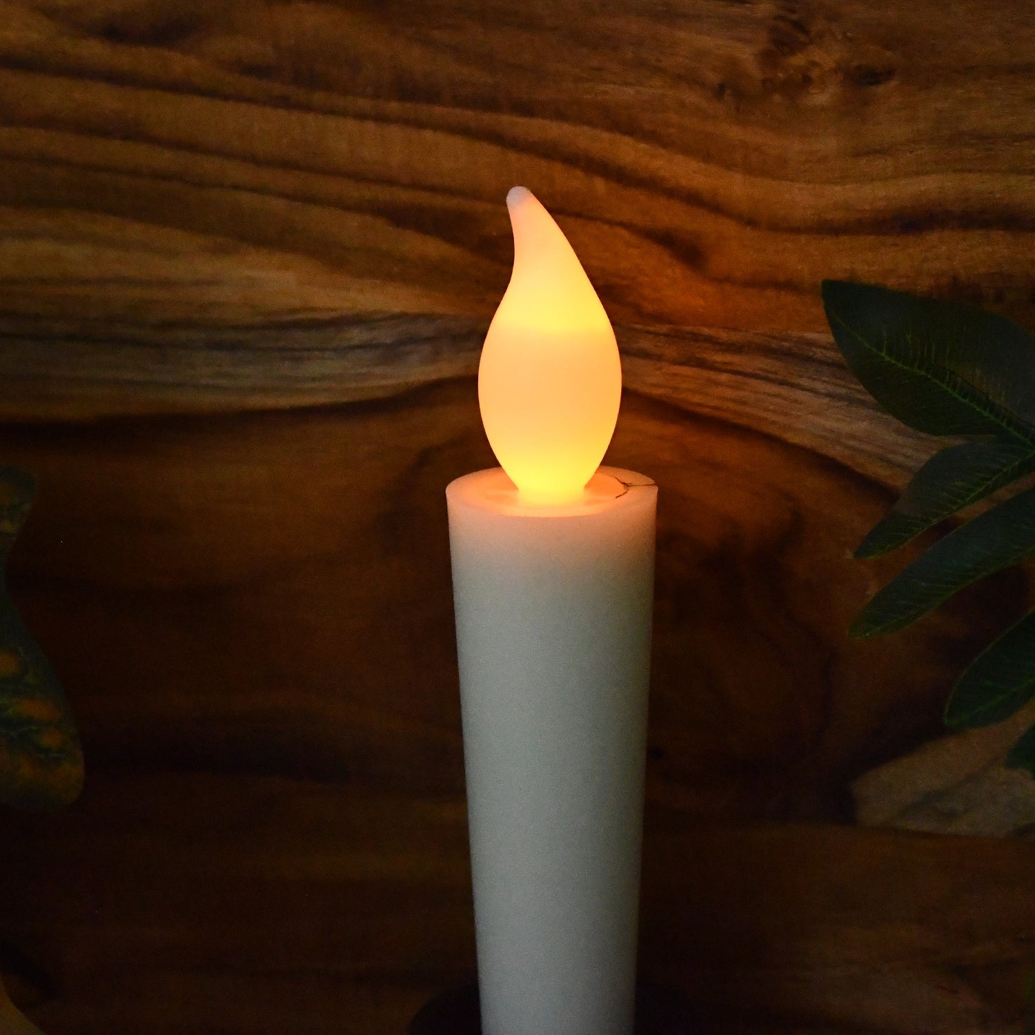 Premium LED Flameless Candle with Holder (1 Pc) Premium LED Flameless Candle with Holder (1 Pc)